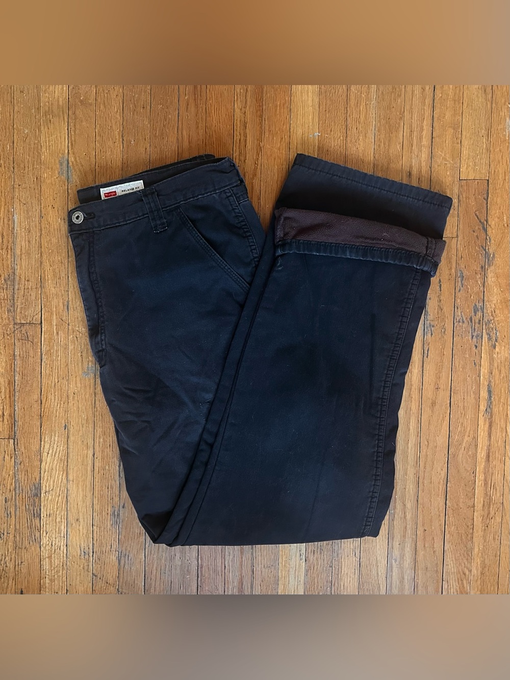 Wrangler Black Cargo Pants